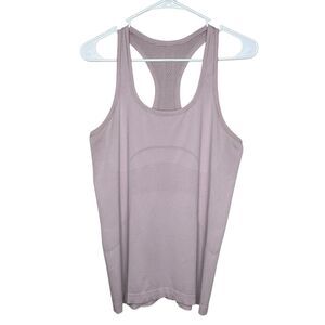 Lululemon Swiftly Tech Racerback Tank Top Size 10 Pink Mauve